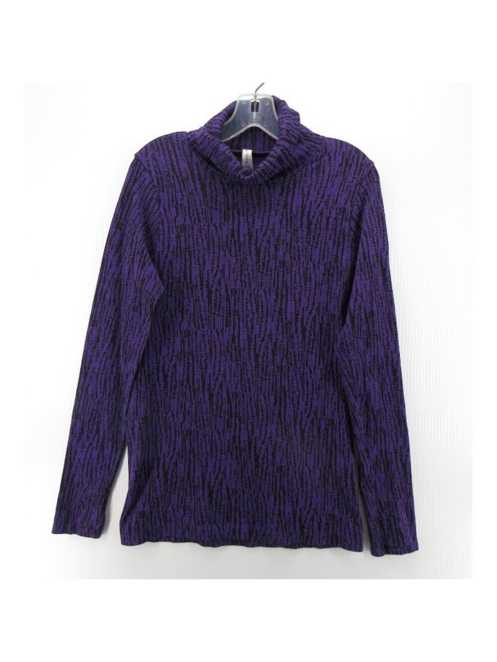Athleta Top Large Fitted Flurry Elemental Seamless Turtleneck Shirt